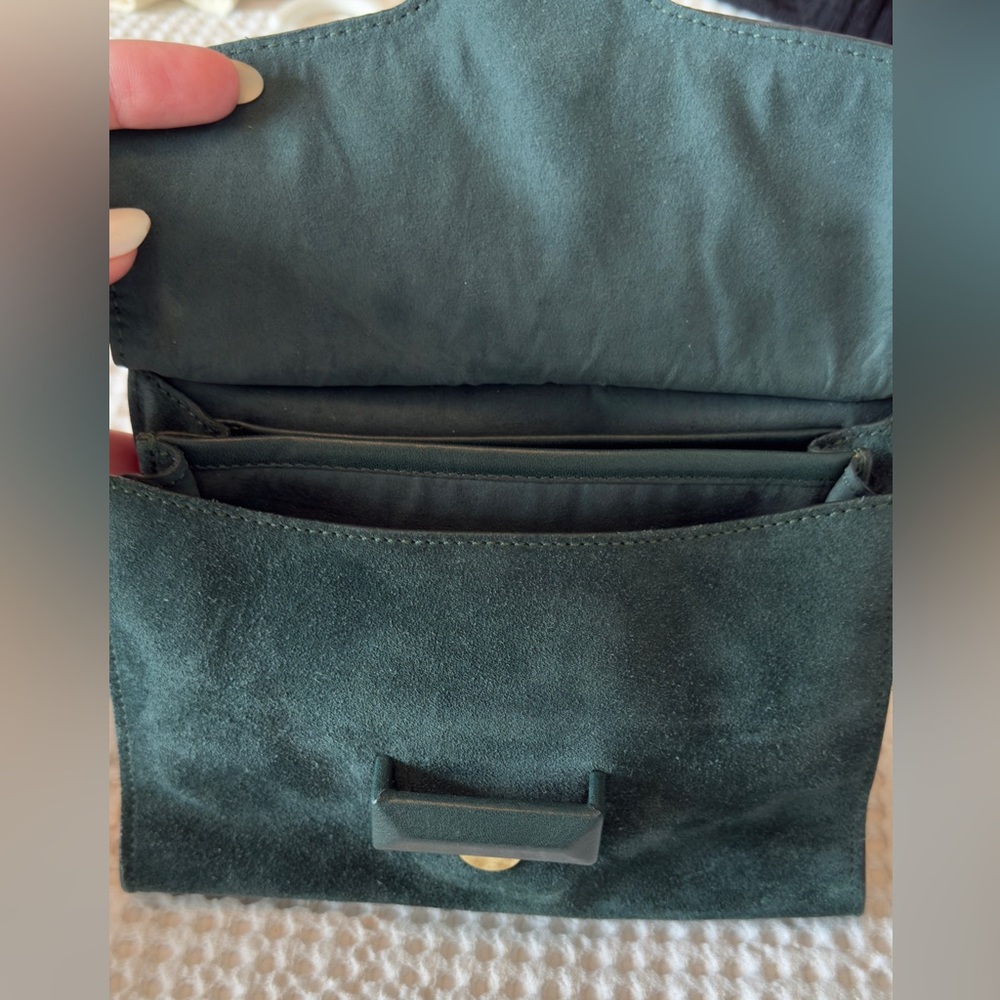 Massimo Dutti Teal Crossbody Bag - Picture 4 of 6